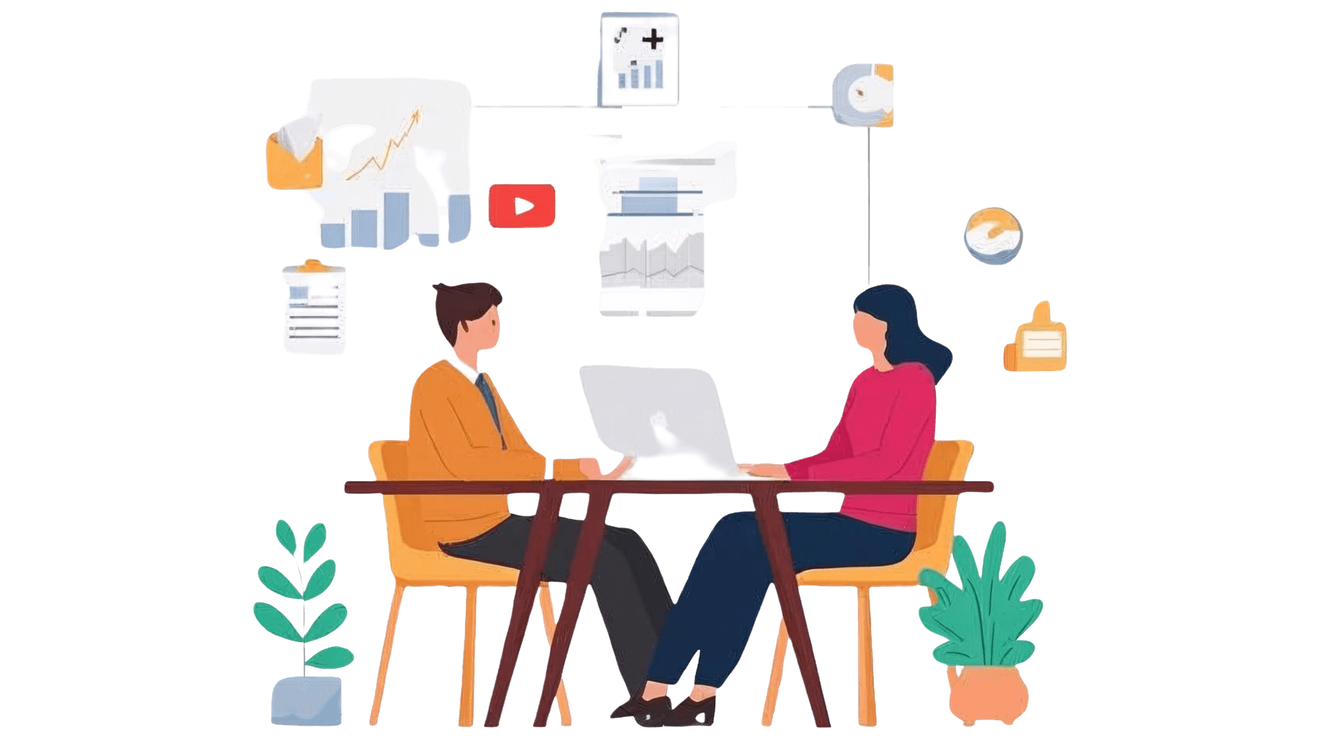 Birebir Danışmanlık İllüstrasyonu